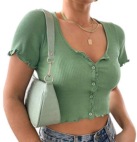 Short Sleeve Button Casual