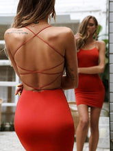 Load image into Gallery viewer, Backless Sexy Bodycon Party Dress