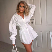 Load image into Gallery viewer, Blouse Shirt Dress