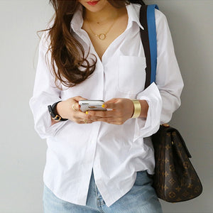 One Pocket Casual Blouse