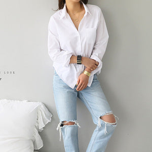 One Pocket Casual Blouse