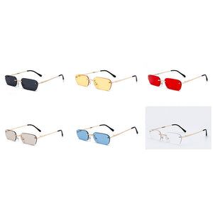 Rimless Rectangle Sunglasses