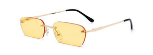 Rimless Rectangle Sunglasses