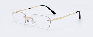 Rimless Rectangle Sunglasses