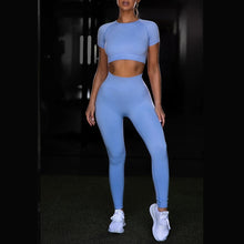 Load image into Gallery viewer, Shirts &amp; Legging Workout 2 Piece