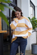 Load image into Gallery viewer, Striped Loose Sweater