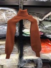 Load image into Gallery viewer, Turtleneck Sexy Short Sweater