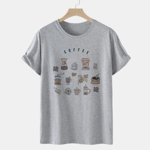 Coffee Print T Shirt