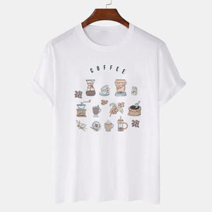 Coffee Print T Shirt