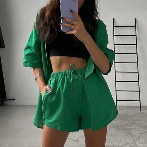 Summer casual two pieces set