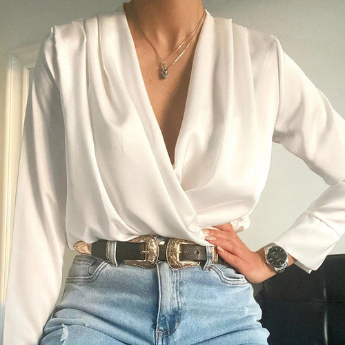 Satin  blouse