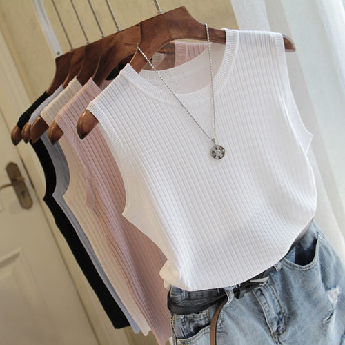 Sleeveless O- Neck blouse